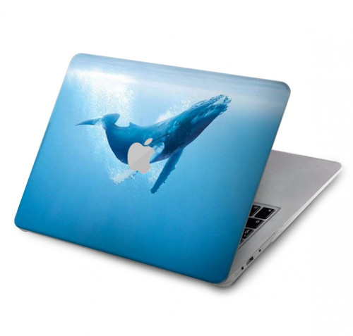 S0843 Blue Whale Case Cover Custodia per MacBook Air 13″ (2022,2025) - A2681, A3113, A3240