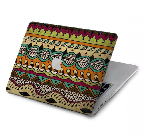S2860 Aztec Boho Hippie Pattern Case Cover Custodia per MacBook Air 13″ (2022,2025) - A2681, A3113, A3240 S2860 Aztec Boho Hippie Pattern Case Cover Custodia per MacBook Air 13″ (2022,2025) - A2681, A3113, A3240