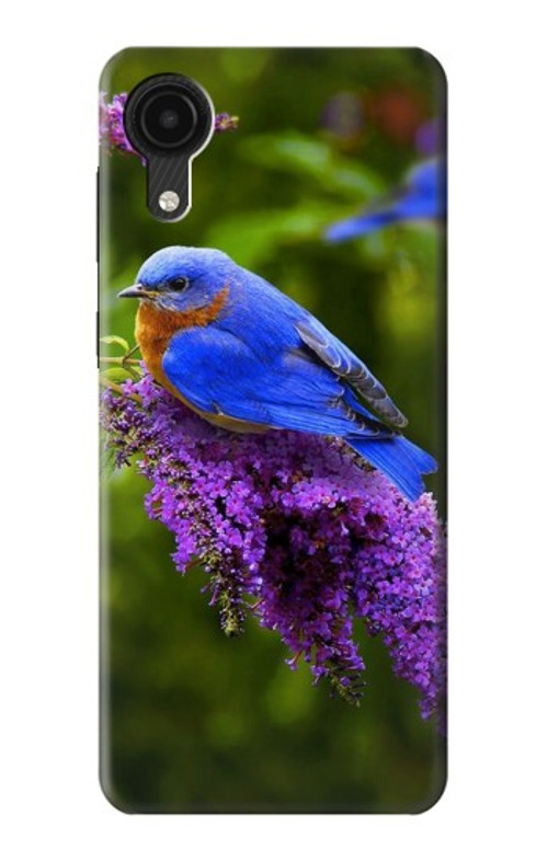 S1565 Bluebird of Happiness Blue Bird Case Cover Custodia per Samsung Galaxy A03 Core