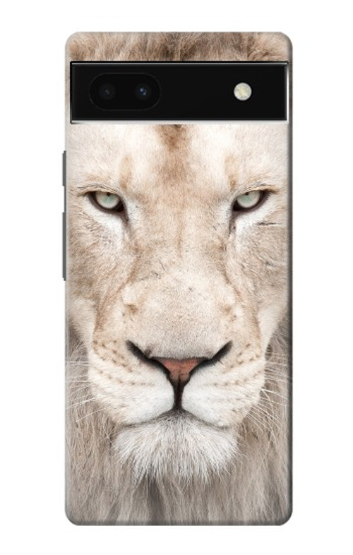 S2399 White Lion Face Case Cover Custodia per Google Pixel 6a