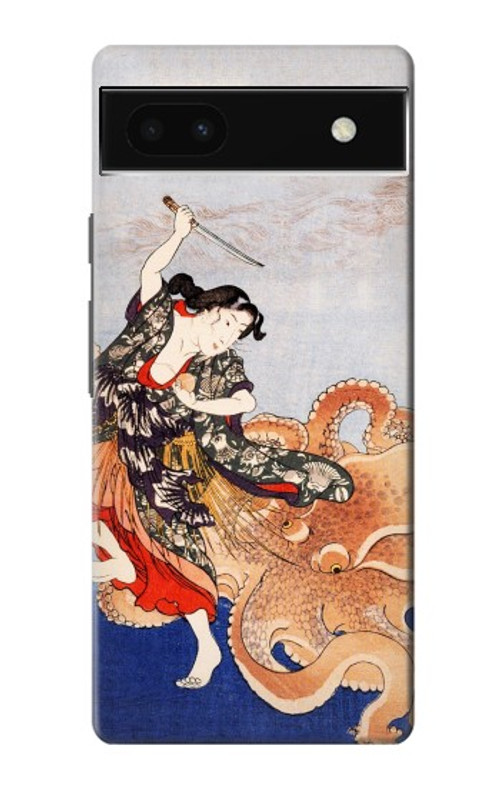 S2496 Japan Art Utagawa Kuniyoshi Tamatori Case Cover Custodia per Google Pixel 6a S2496 Japan Art Utagawa Kuniyoshi Tamatori Case Cover Custodia per Google Pixel 6a