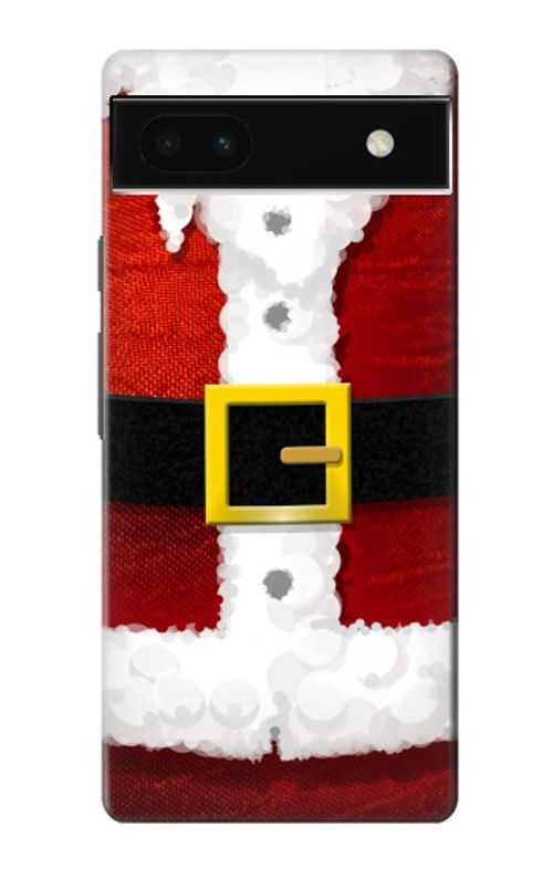 S2846 Christmas Santa Red Suit Case Cover Custodia per Google Pixel 6a