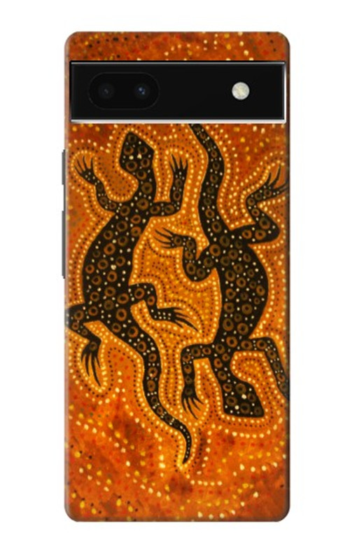 S2901 Lizard Aboriginal Art Case Cover Custodia per Google Pixel 6a