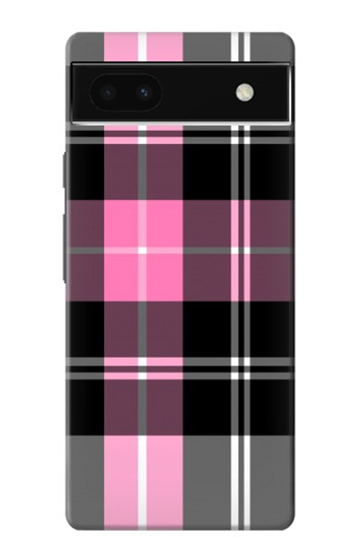 S3091 Pink Plaid Pattern Case Cover Custodia per Google Pixel 6a