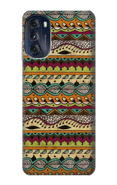 S2860 Aztec Boho Hippie Pattern Case Cover Custodia per Motorola Moto G (2022)