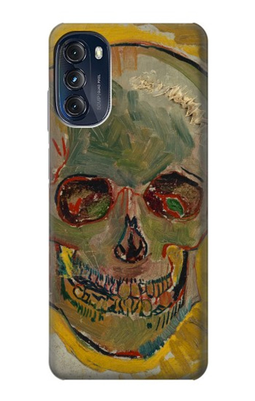 S3359 Vincent Van Gogh Skull Case Cover Custodia per Motorola Moto G (2022)