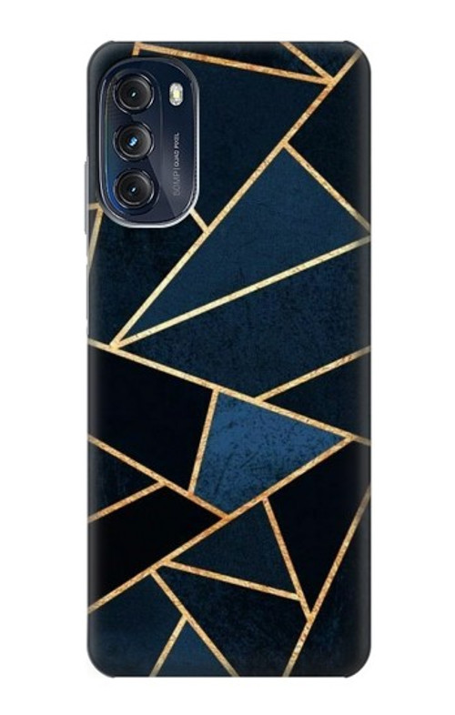 S3479 Navy Blue Graphic Art Case Cover Custodia per Motorola Moto G (2022)