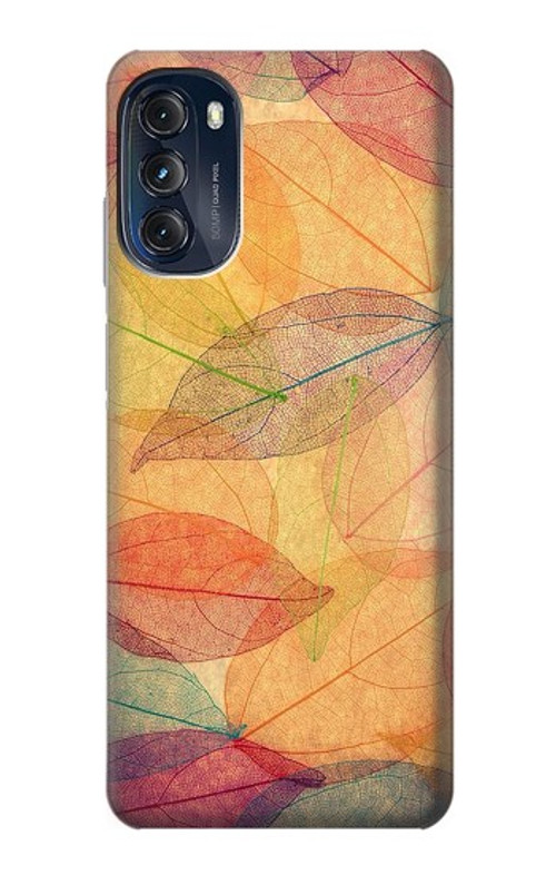 S3686 Fall Season Leaf Autumn Case Cover Custodia per Motorola Moto G (2022)