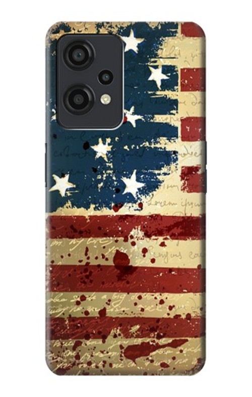 S2349 Old American Flag Case Cover Custodia per OnePlus Nord CE 2 Lite 5G