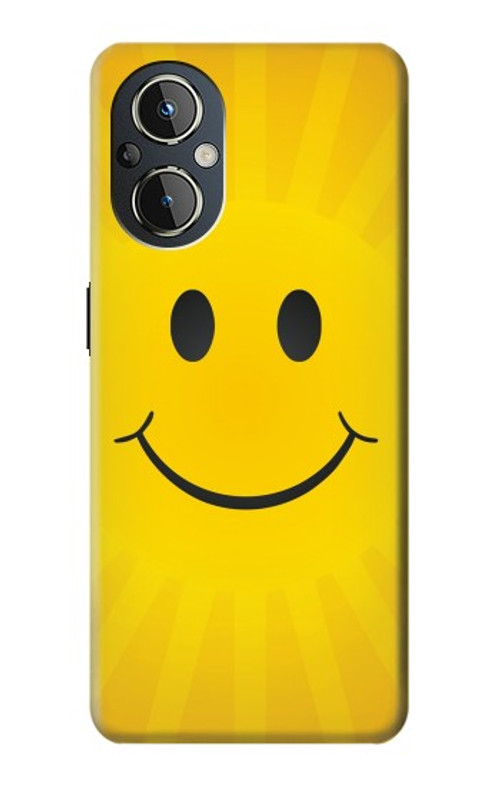 S1146 Yellow Sun Smile Case Cover Custodia per OnePlus Nord N20 5G