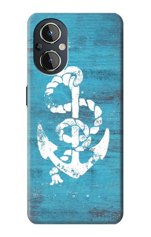 S3053 Marine Anchor Blue Case Cover Custodia per OnePlus Nord N20 5G