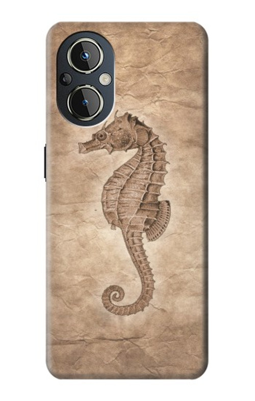 S3214 Seahorse Skeleton Fossil Case Cover Custodia per OnePlus Nord N20 5G