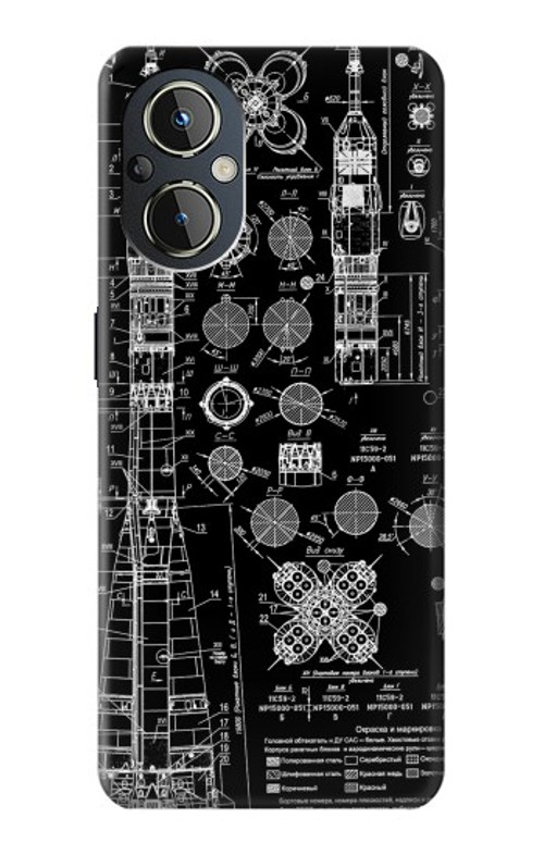 S3436 Apollo Blue Print Case Cover Custodia per OnePlus Nord N20 5G