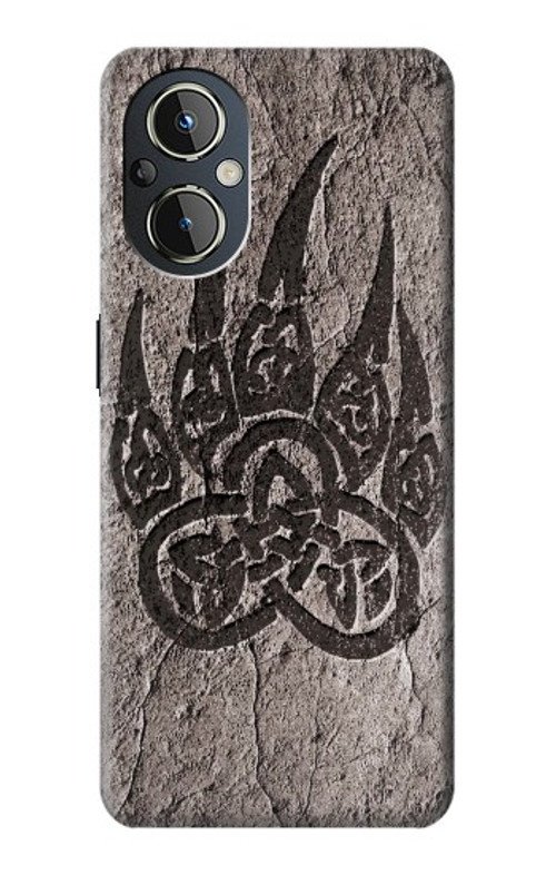 S3832 Viking Norse Bear Paw Berserkers Rock Case Cover Custodia per OnePlus Nord N20 5G