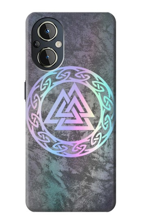 S3833 Valknut Odin Wotans Knot Hrungnir Heart Case Cover Custodia per OnePlus Nord N20 5G