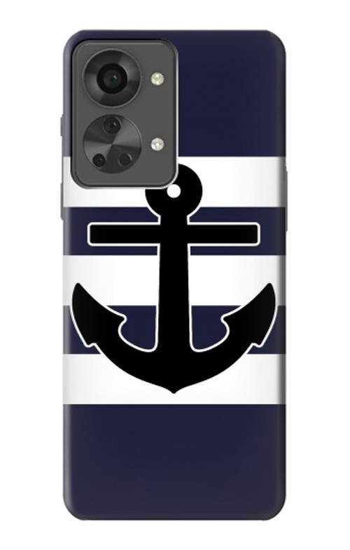 S2758 Anchor Navy Case Cover Custodia per OnePlus Nord 2T