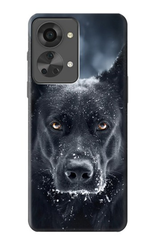 S3168 German Shepherd Black Dog Case Cover Custodia per OnePlus Nord 2T