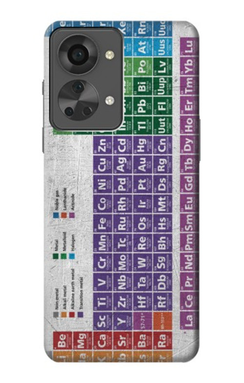 S3383 Periodic Table Case Cover Custodia per OnePlus Nord 2T