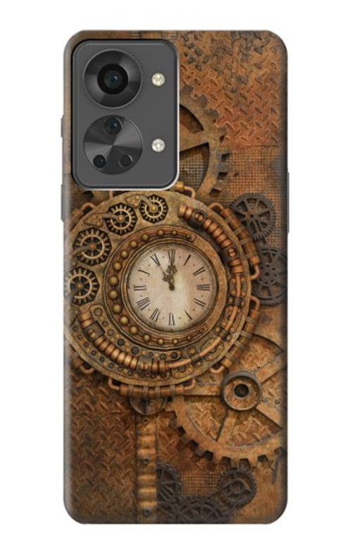 S3401 Clock Gear Steampunk Case Cover Custodia per OnePlus Nord 2T