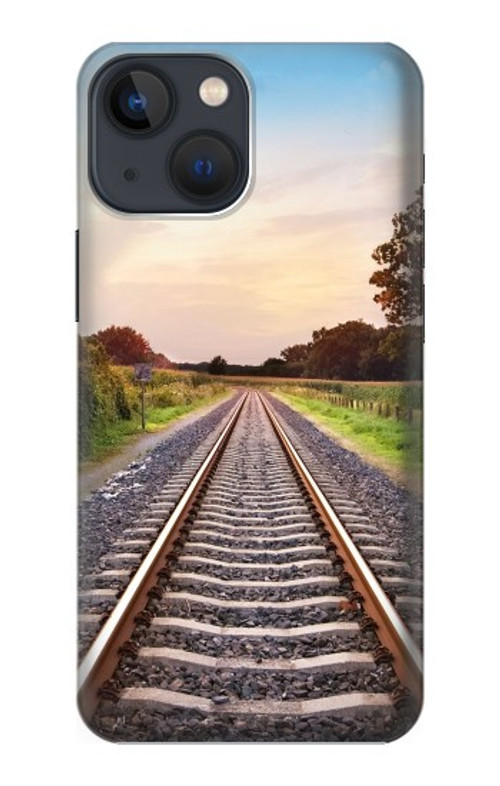 S3866 Railway Straight Train Track Case Cover Custodia per iPhone 13