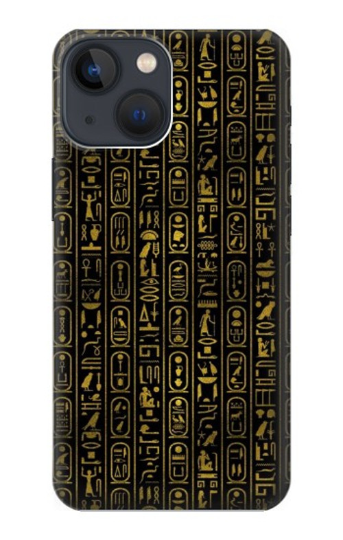 S3869 Ancient Egyptian Hieroglyphic Case Cover Custodia per iPhone 13 mini