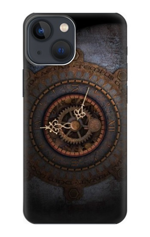 S3908 Vintage Clock Case Cover Custodia per iPhone 13 mini