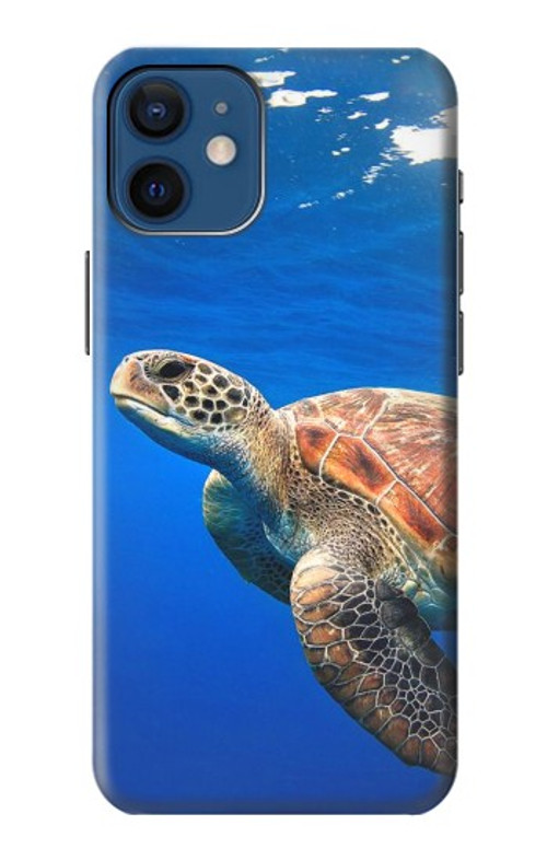 S3898 Sea Turtle Case Cover Custodia per iPhone 12 mini