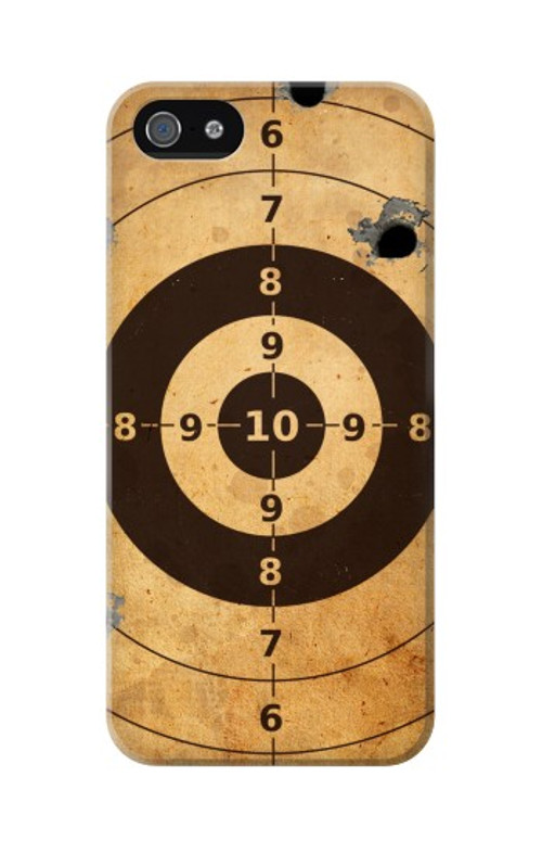 S3894 Paper Gun Shooting Target Case Cover Custodia per iPhone 5C