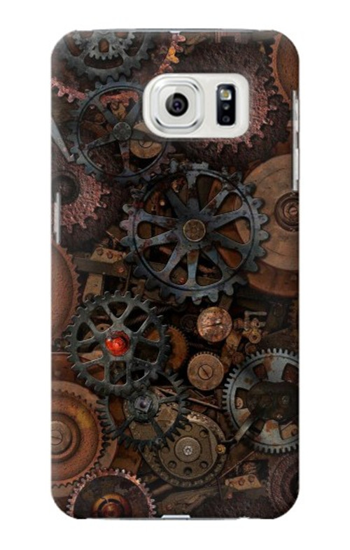 S3884 Steampunk Mechanical Gears Case Cover Custodia per Samsung Galaxy S7 Edge