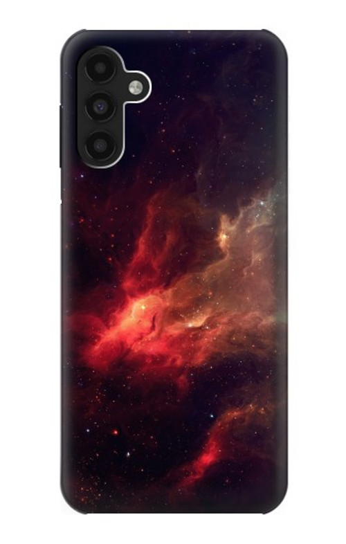 S3897 Red Nebula Space Case Cover Custodia per Samsung Galaxy A13 4G