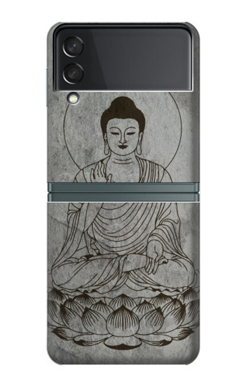 S3873 Buddha Line Art Case Cover Custodia per Samsung Galaxy Z Flip 3 5G