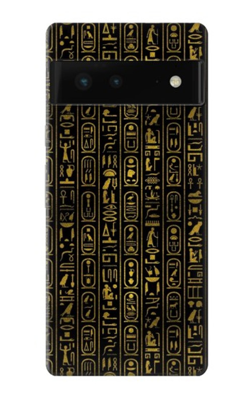 S3869 Ancient Egyptian Hieroglyphic Case Cover Custodia per Google Pixel 6