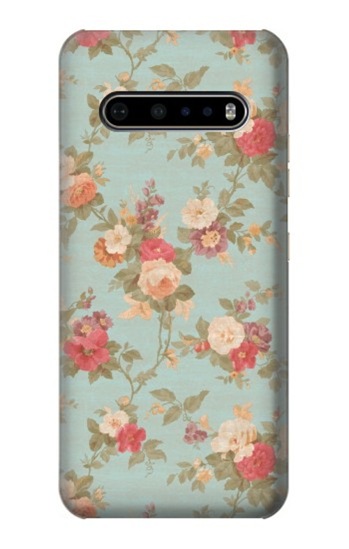 S3910 Vintage Rose Case Cover Custodia per LG V60 ThinQ 5G