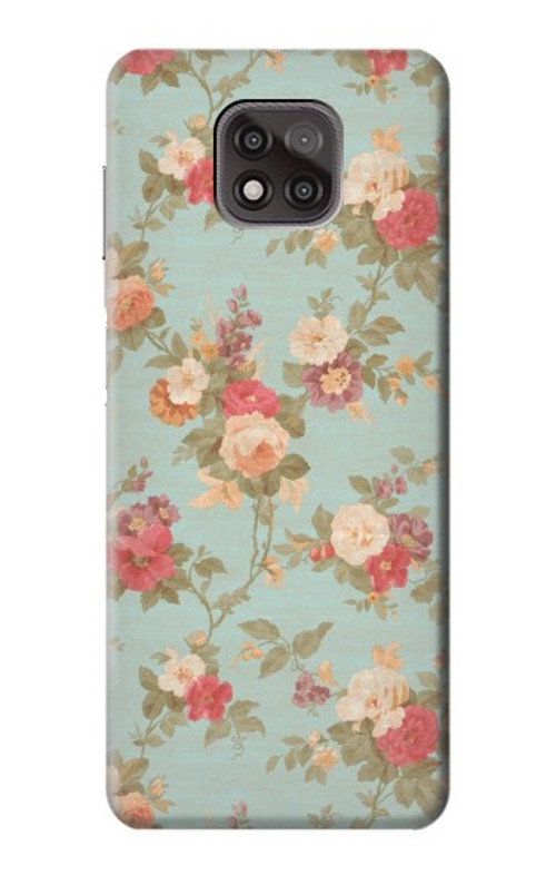 S3910 Vintage Rose Case Cover Custodia per Motorola Moto G Power (2021)