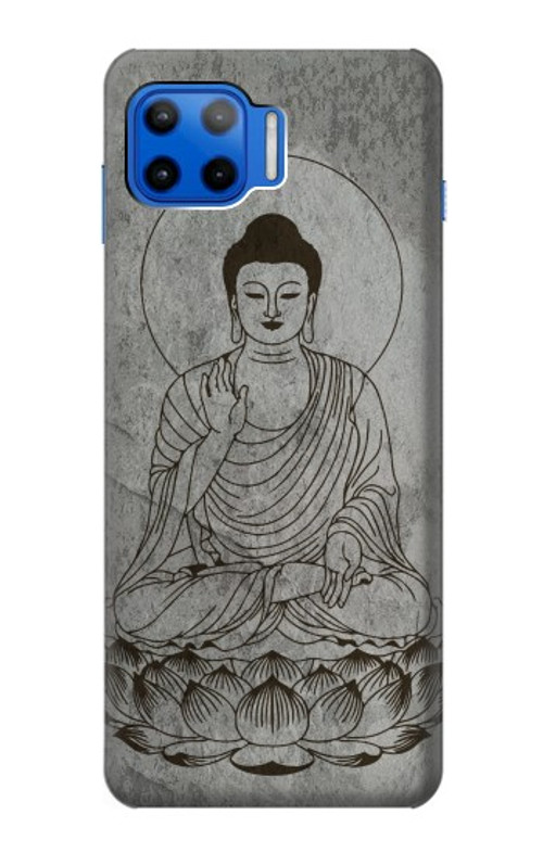 S3873 Buddha Line Art Case Cover Custodia per Motorola Moto G 5G Plus