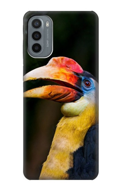 S3876 Colorful Hornbill Case Cover Custodia per Motorola Moto G31