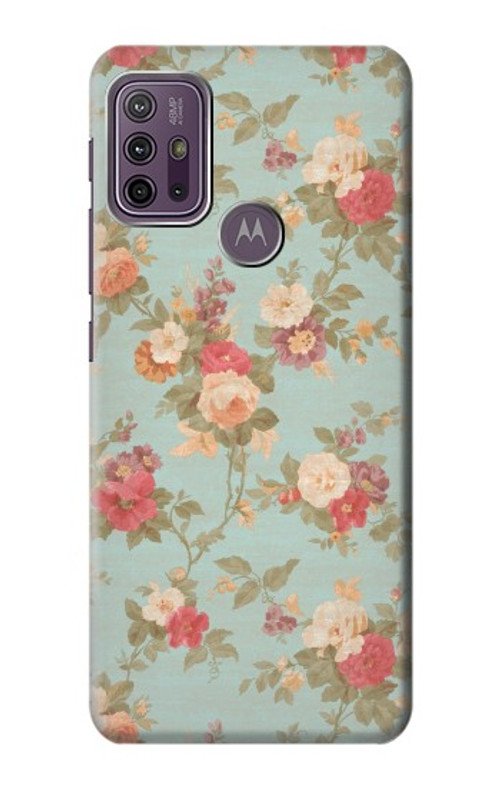 S3910 Vintage Rose Case Cover Custodia per Motorola Moto G10 Power