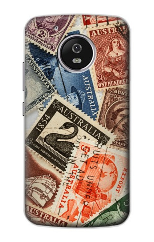 S3900 Stamps Case Cover Custodia per Motorola Moto G5