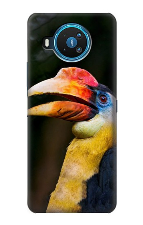 S3876 Colorful Hornbill Case Cover Custodia per Nokia 8.3 5G