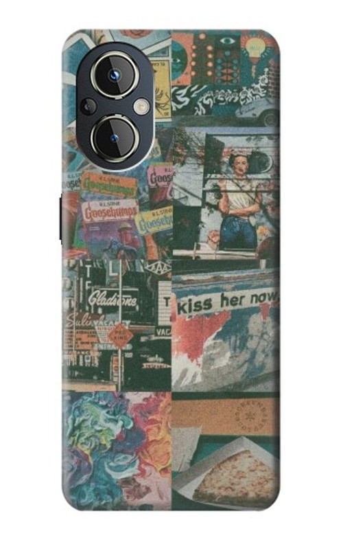 S3909 Vintage Poster Case Cover Custodia per OnePlus Nord N20 5G