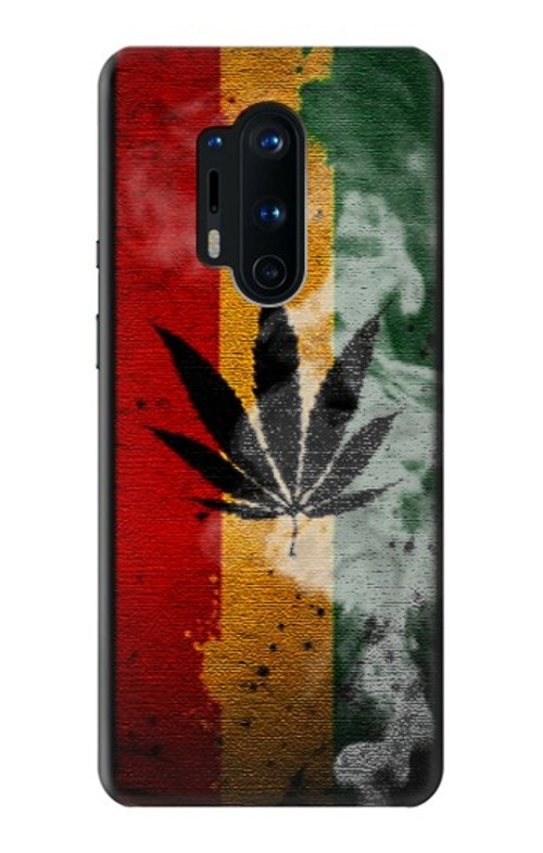 S3890 Reggae Rasta Flag Smoke Case Cover Custodia per OnePlus 8 Pro