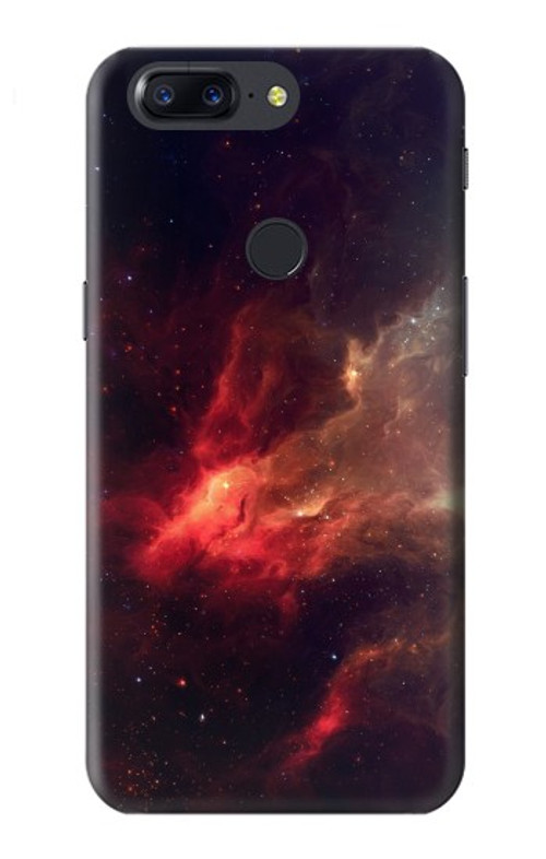 S3897 Red Nebula Space Case Cover Custodia per OnePlus 5T