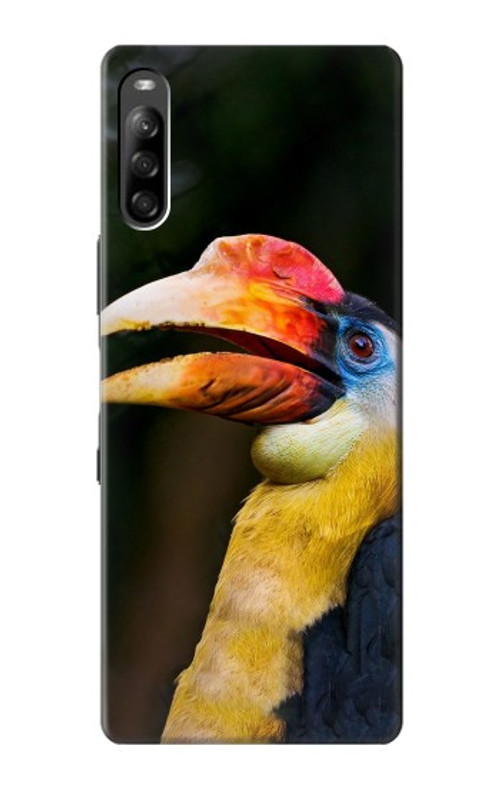 S3876 Colorful Hornbill Case Cover Custodia per Sony Xperia L4