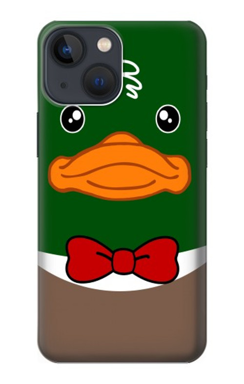 S2762 Green Head Mallard Duck Tuxedo Cartoon Case Cover Custodia per iPhone 14