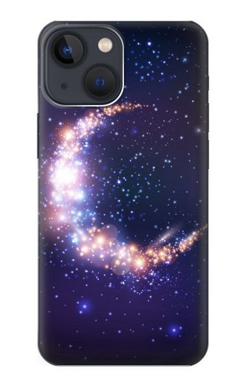 S3324 Crescent Moon Galaxy Case Cover Custodia per iPhone 14