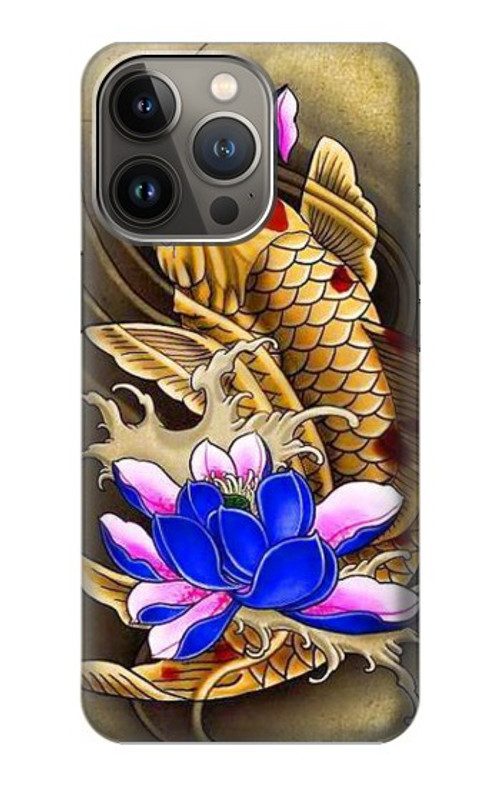 S1604 Carp Koi Fish Japanese Tattoo Case Cover Custodia per iPhone 14 Pro