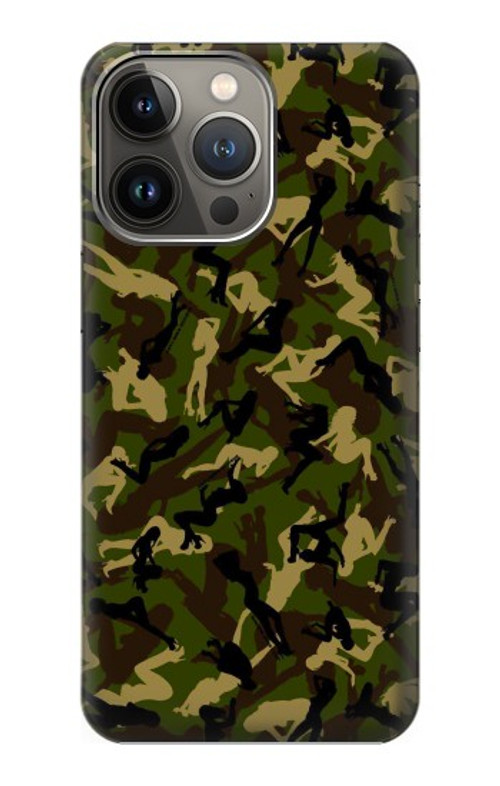 S3356 Sexy Girls Camo Camouflage Case Cover Custodia per iPhone 14 Pro