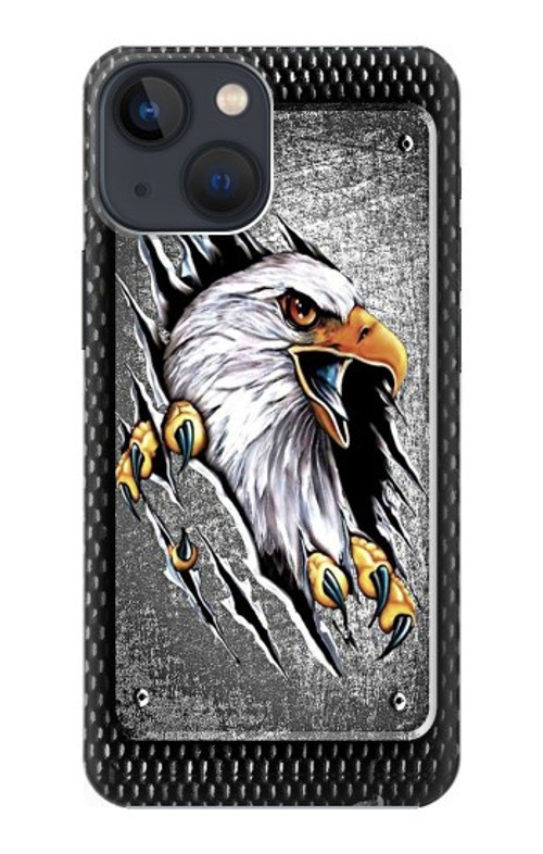 S0855 Eagle Metal Case Cover Custodia per iPhone 14 Plus