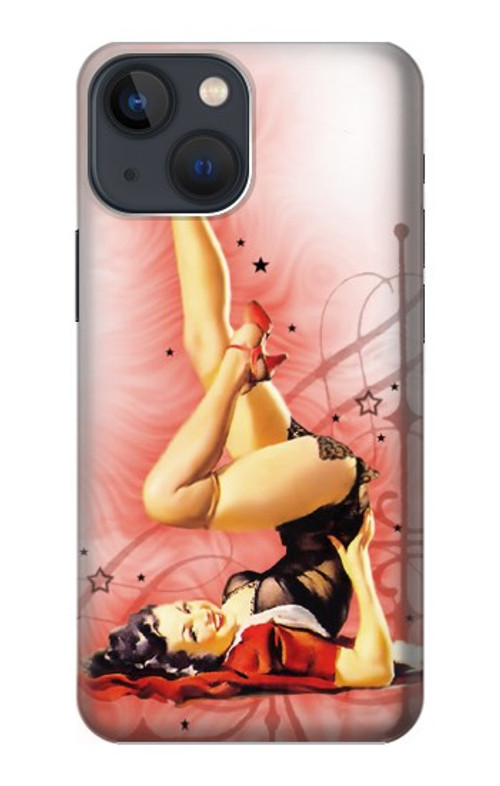 S1669 Pinup Girl Vintage Case Cover Custodia per iPhone 14 Plus