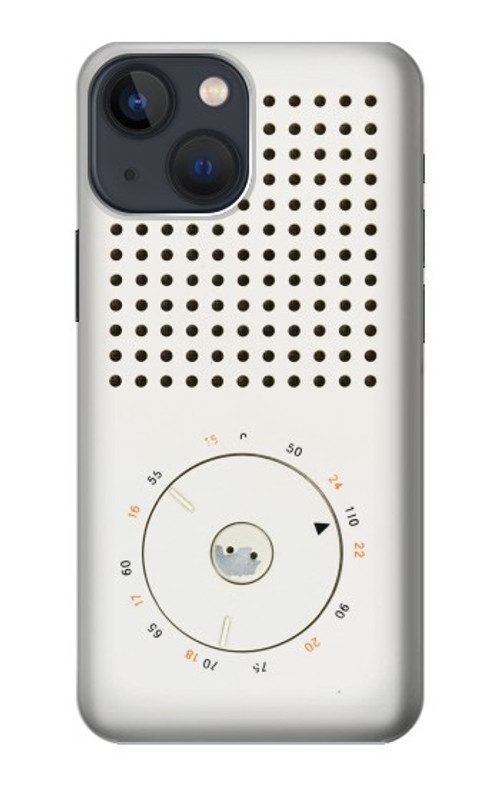S1857 Retro Transistor Radio Case Cover Custodia per iPhone 14 Plus